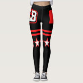Leggings Drapeau de l'Albanie (Devant)