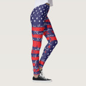 Leggings Drapeau de l'Allégeance USA (Droite)