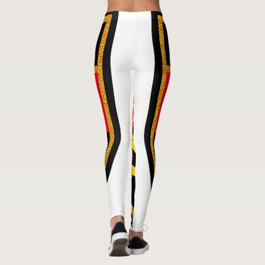 Leggings Drapeau de l'Angola (Dos)