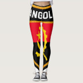Leggings Drapeau de l'Angola (Devant)