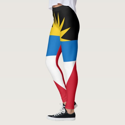 Leggings Drapeau de l'Antigua plein (Gauche)