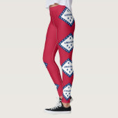 Leggings Drapeau de l'Arkansas (Gauche)