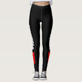 Leggings Drapeau de l'assutria pour l'entraînement sportif (Devant)