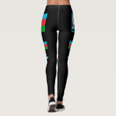 Leggings Drapeau de l'Azerbaïdjan (Dos)