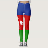 Leggings Drapeau de l'Azerbaïdjan Cool (Devant)