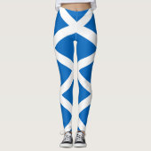 Leggings Drapeau de l'Ecosse - drapeau écossais (Devant)