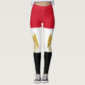 Leggings Drapeau de l'Égypte (Devant)