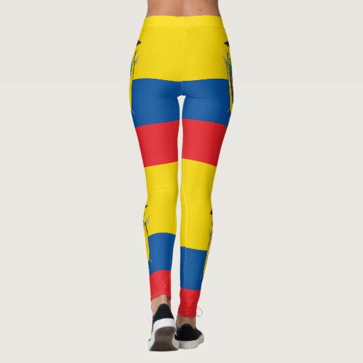 Leggings Drapeau de l'Équateur (Dos)