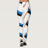 Leggings Drapeau de l'Estonie Thunder_Cove (Dos)