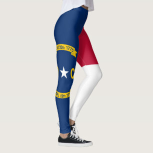 Leggings Drapeau de l'État de Caroline du Nord