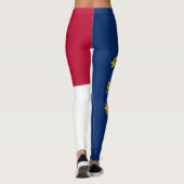 Leggings Drapeau de l'État de Caroline du Nord (Dos)
