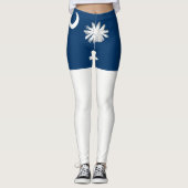 Leggings Drapeau de l'État de Caroline du Sud (Devant)