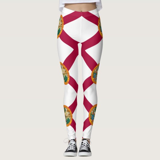 Leggings Drapeau de l'État de Floride (Devant)