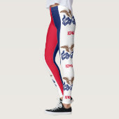 Leggings Drapeau de l'État de l'Iowa (Gauche)