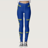Leggings Drapeau de l'État de l'Oregon (Devant)