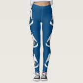 Leggings Drapeau de l'État de Louisiane (Devant)