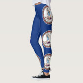 Leggings Drapeau de l'État de Virginie (Gauche)