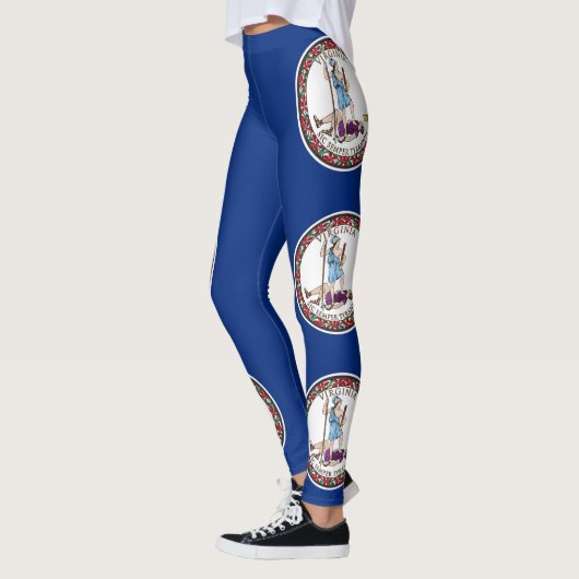 Leggings Drapeau de l'État de Virginie (Gauche)