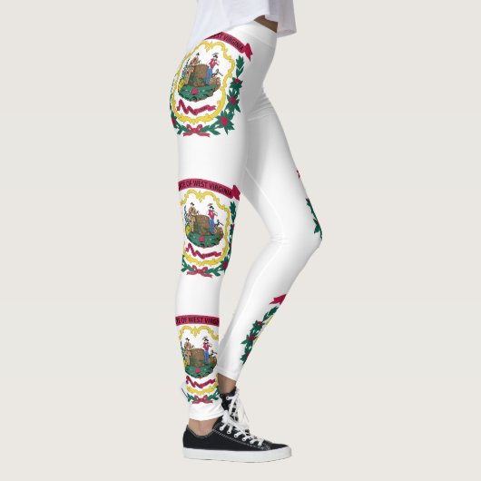 Leggings Drapeau de l'État de Virginie-Occidentale (Droite)