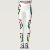 Leggings Drapeau de l'État de Virginie-Occidentale (Devant)