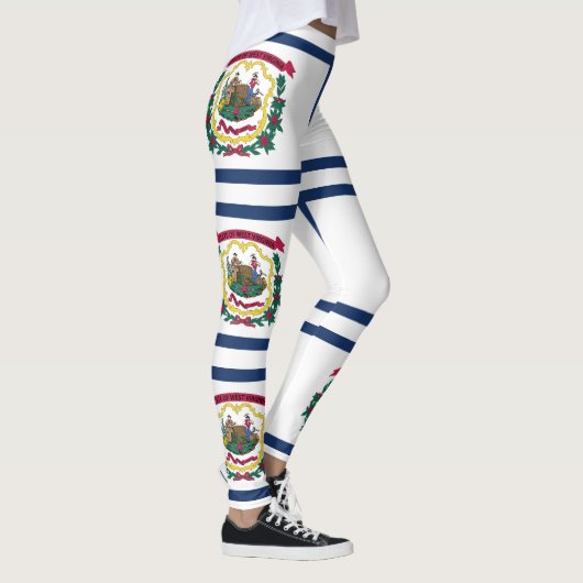 Leggings Drapeau de l'État de Virginie-Occidentale (Droite)