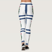 Leggings Drapeau de l'État de Virginie-Occidentale (Dos)