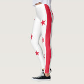 Leggings Drapeau de l'État de Washington DC (Gauche)