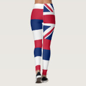 Leggings Drapeau de l'État d'Hawaii (Dos)