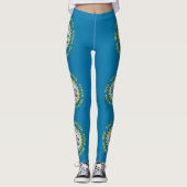 Leggings Drapeau de l'État du Dakota du Sud (Devant)