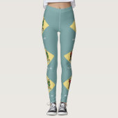 Leggings Drapeau de l'État du Delaware (Devant)