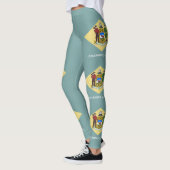 Leggings Drapeau de l'État du Delaware (Gauche)