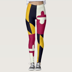 Leggings Drapeau de l'État du Maryland