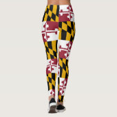 Leggings Drapeau de l'État du Maryland (Dos)