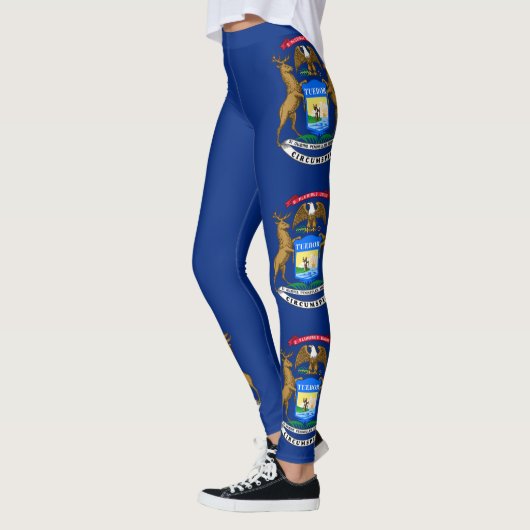 Leggings Drapeau de l'État du Michigan (Gauche)