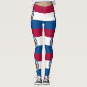 Leggings Drapeau de l'État du Missouri (Devant)