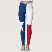 Leggings Drapeau de l'État du Texas (Devant)