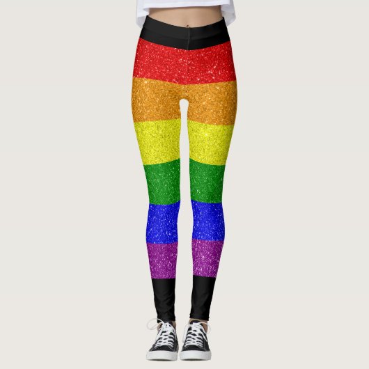 Leggings Drapeau de Lgbt (Devant)