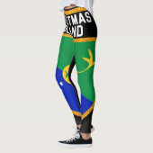 Leggings Drapeau de l'île Christmas (Gauche)