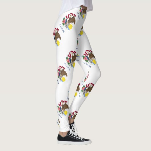 Leggings Drapeau de l'Illinois (Droite)