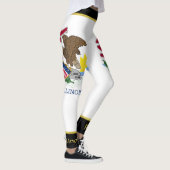 Leggings Drapeau de l'Illinois (Droite)