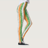 Leggings Drapeau de l'Irlande avec motif shamrock (Droite)