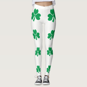 Leggings Drapeau de l'Irlande Shamrock