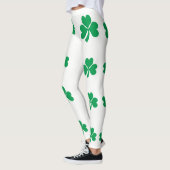 Leggings Drapeau de l'Irlande Shamrock (Gauche)