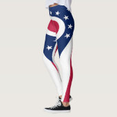 Leggings Drapeau de l'Ohio (Gauche)