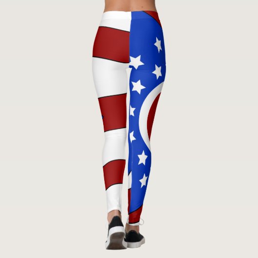 Leggings Drapeau de l'Ohio (Dos)