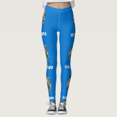 Leggings Drapeau de l'Oklahoma (Devant)