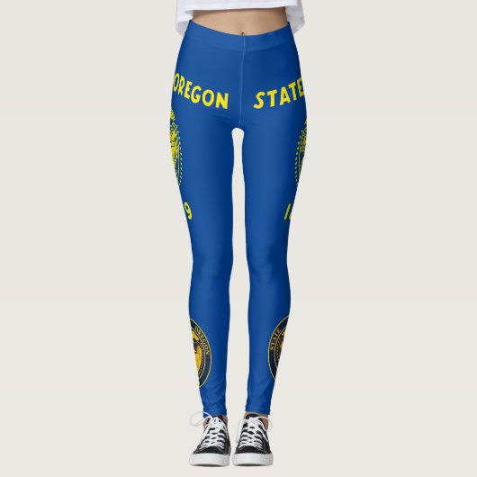 Leggings Drapeau de l'Oregon (Devant)