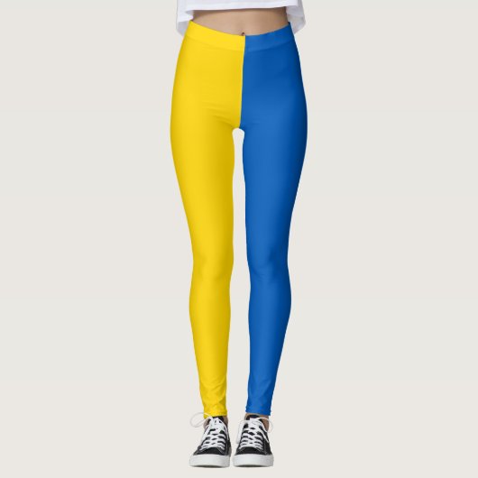 Leggings Drapeau de l'Ukraine (Devant)