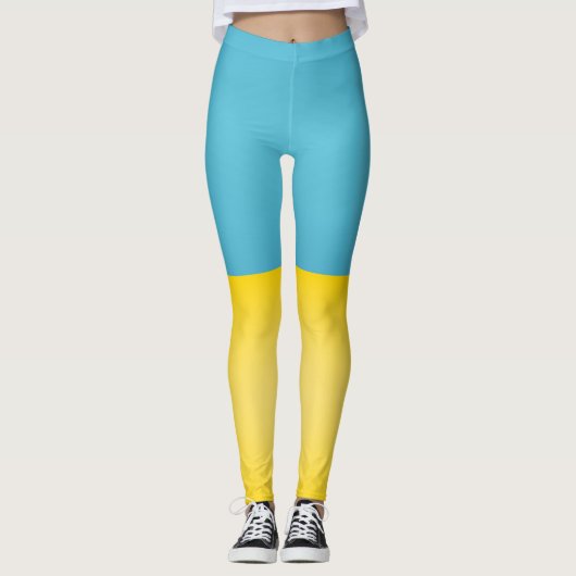 Leggings Drapeau de l'Ukraine Cool (Devant)