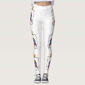 Leggings Drapeau de Mari El (Devant)